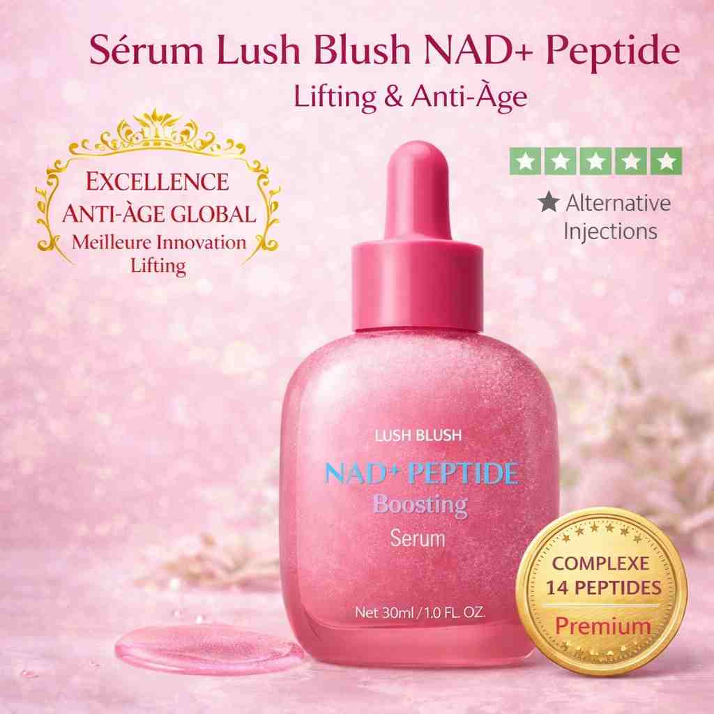 🌸 ROSE — Sérum NAD+ Peptides (Fermeté / Lift / Rides) - LATIF🌸 ROSE — Sérum NAD+ Peptides (Fermeté / Lift / Rides)Sérum visageLATIFLATIF🌸 ROSE — Sérum NAD+ Peptides (Fermeté / Lift / Rides)
