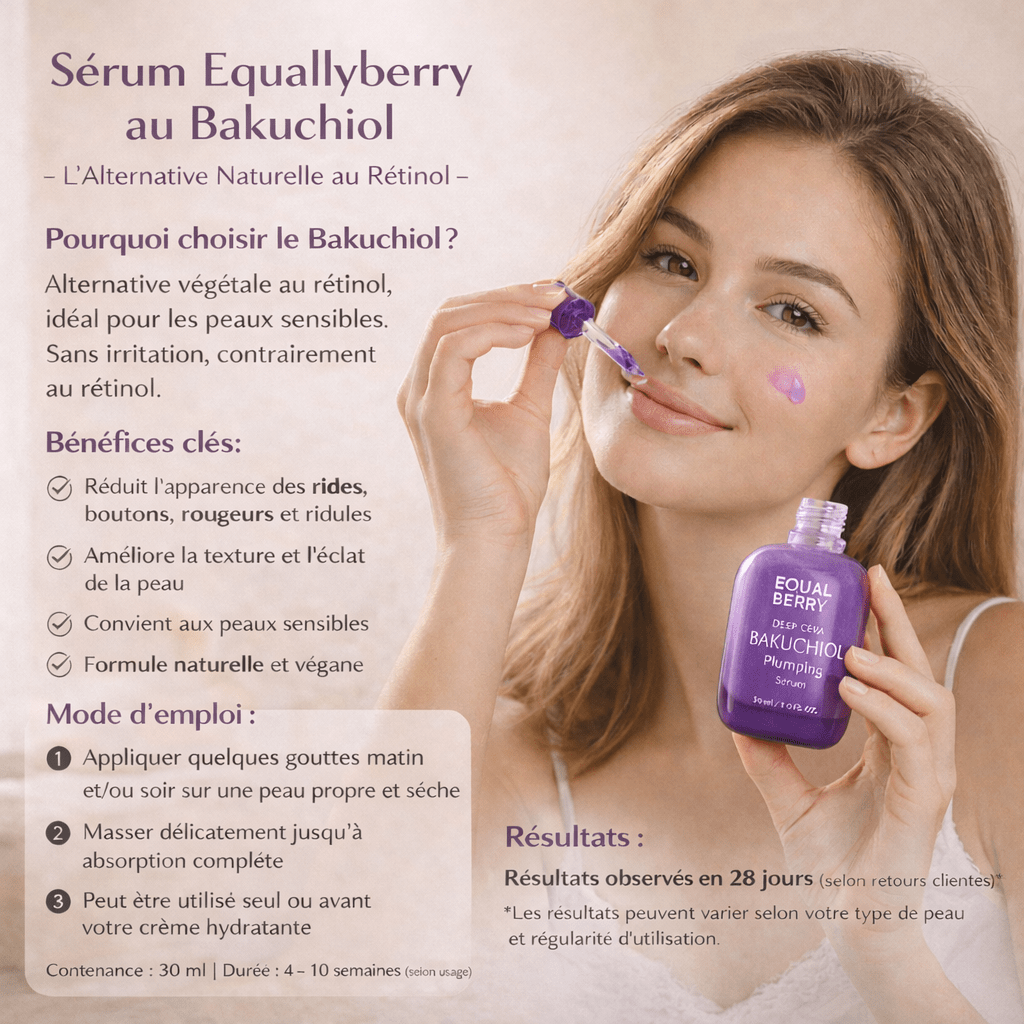 Sérum equallyberry au Bakuchiol - LATIFSérum equallyberry au BakuchiolSérum visageLATIFLATIFAchat uniqueSérum equallyberry au Bakuchiol